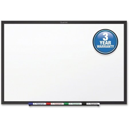 QUARTET Dry-Erase Board, 48"x36", Aluminum Frame, Black QRTS534B